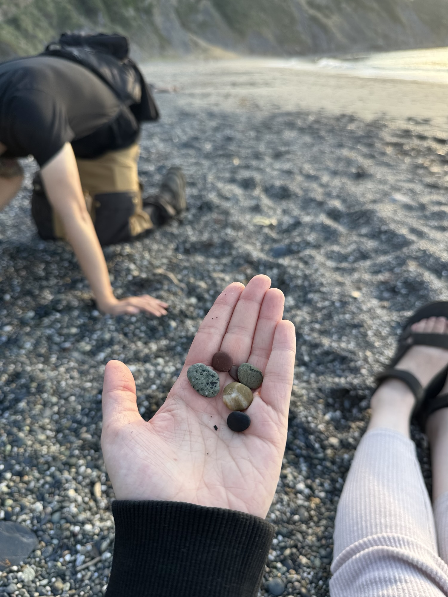 Agate Beach at Sue-Meg State Park in Trinidad, California.